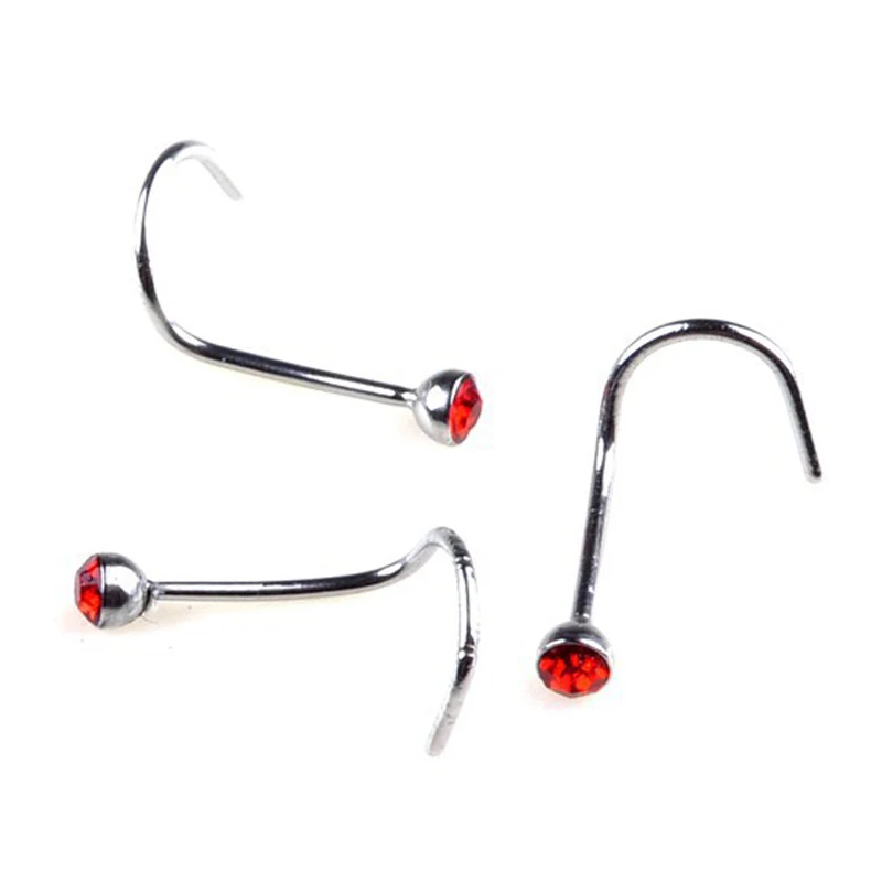 Оптовая продажа 30 шт. хирургическая стальная кристаллическая Носовая кость