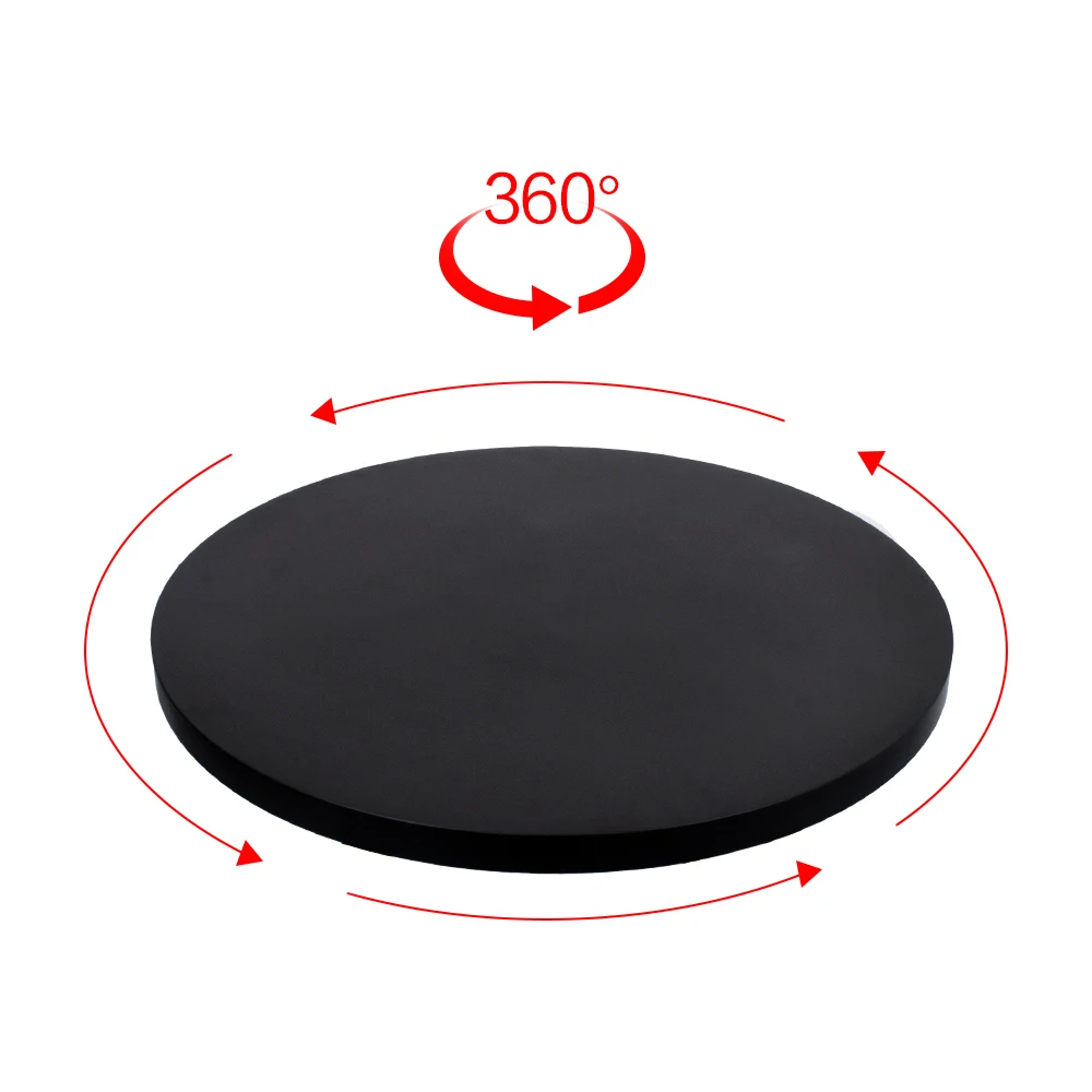 Fotoconic 60 см 2" 3D фото 360 градусов вращающийся стол с электрическим приводом стенд fr фотографии ювелирные изделия модели шоу и видео Максимальная нагрузка 80 кг - Цвет: Black
