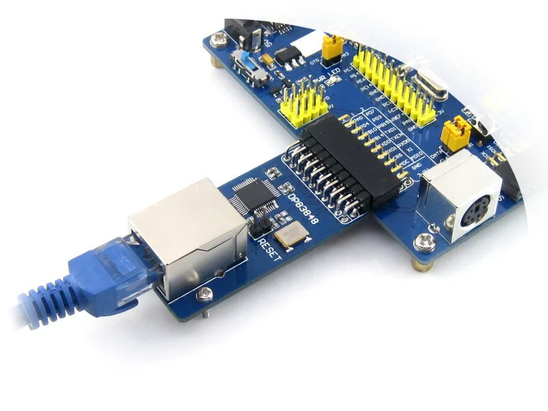 

10pcs/lot Waveshare DP83848 Ethernet Board Module 10/100 Mb/s Ethernet Physical Layer Transceiver Control Web Server Module