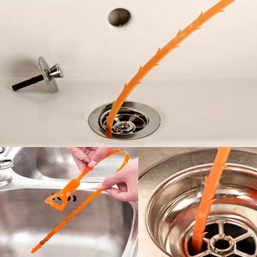 GVCD сливная змея 10 упаковок средство для удаления сгустков волос Очищающий