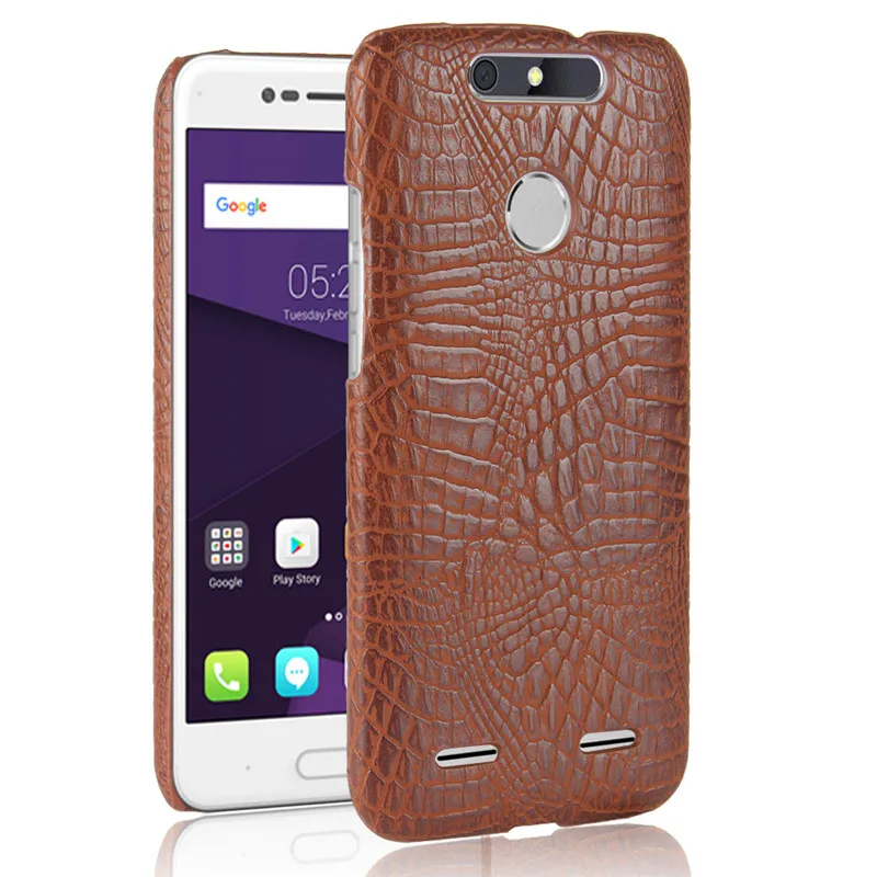 Жесткий чехол ZTE Nubia Z9 Mini Z9Max с крокодиловой текстурой из поликарбоната и