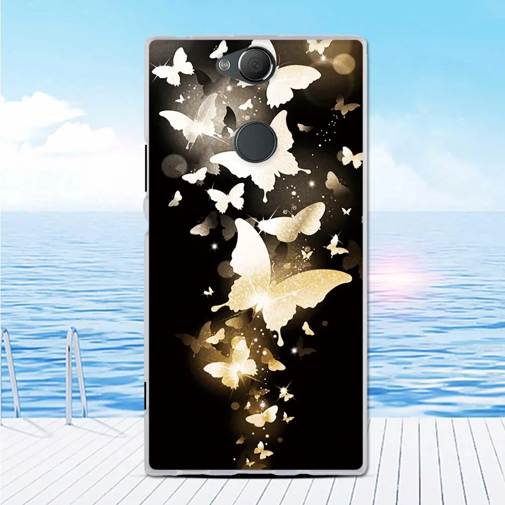 Силиконовый чехол для Sony Xperia XA2 Plus милый чехол-бампер из тпу X A2 сумка | Мобильные