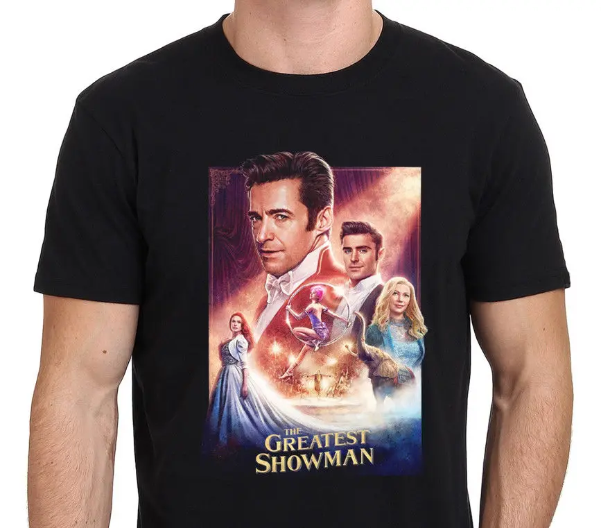 Мужская футболка с постером THE GREATEST SHOWMAN размеры s xxl новая модная бесплатная
