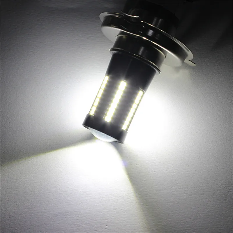 WUPP автомобильный светильник s 1 шт. H4 противотуманный цоколь 12В 66 SMD Led 1000Lm 6000K лампа