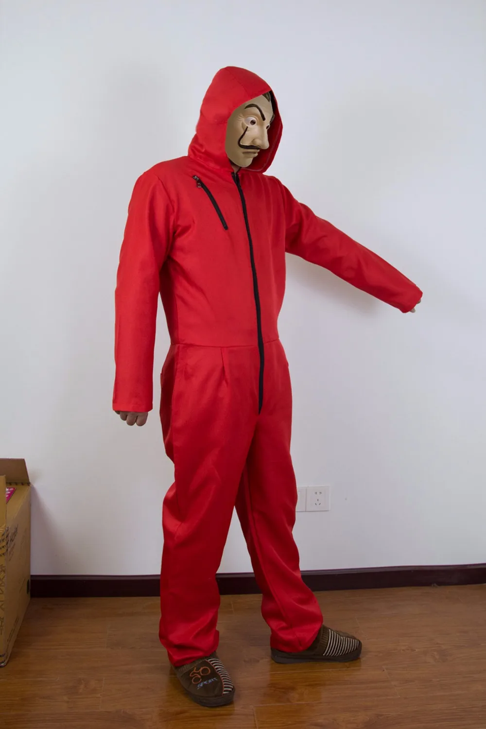 Костюм для косплея на Хеллоуин с маской лица в стиле Дом паперов|Маски вечеринки|