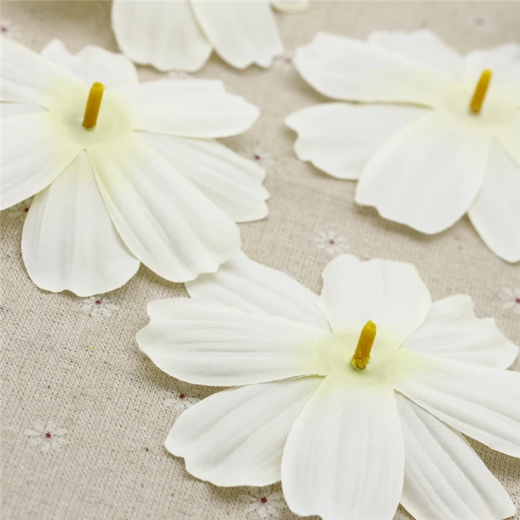 9 см белые цветы искусственный Космос DIY украшение для дома платье девочек