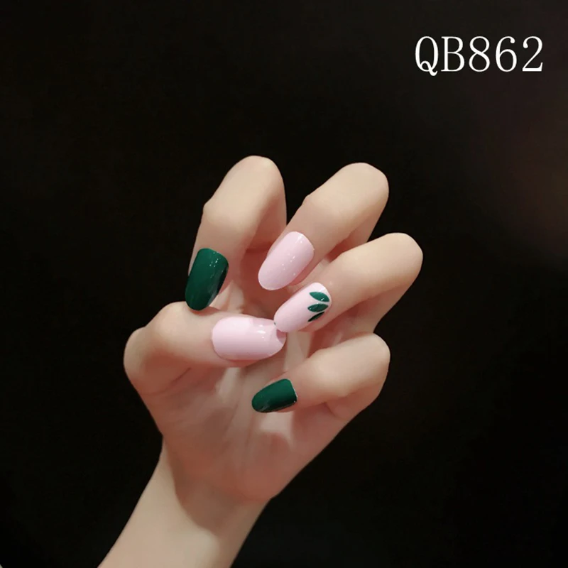 Модные наклейки для маникюра на весь ноготь ногтей водонепроницаемые