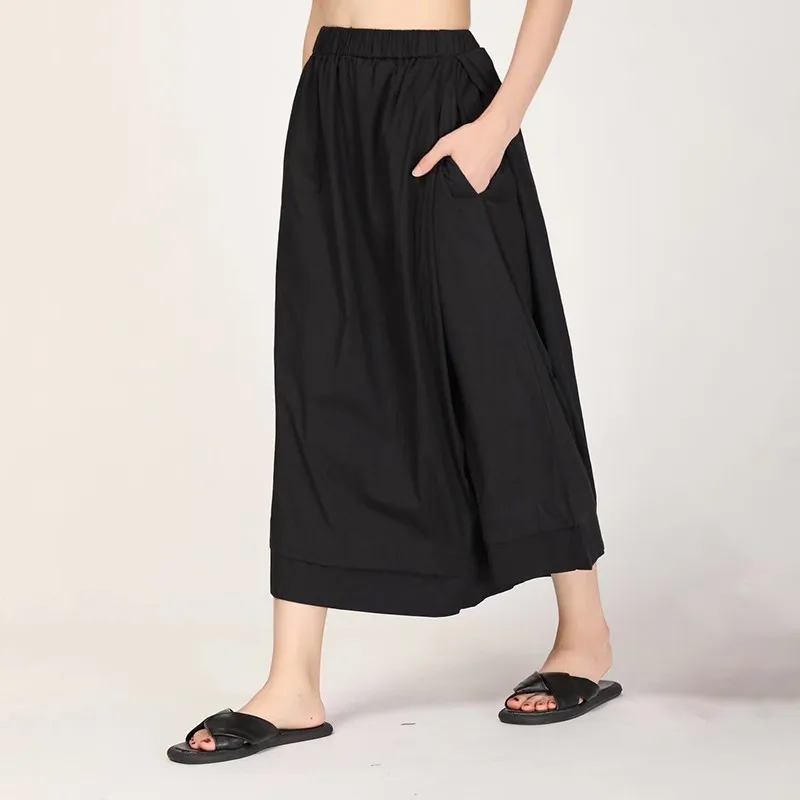 Летние повседневные однотонные женские брюки CHICEVER эластичные Асимметричные