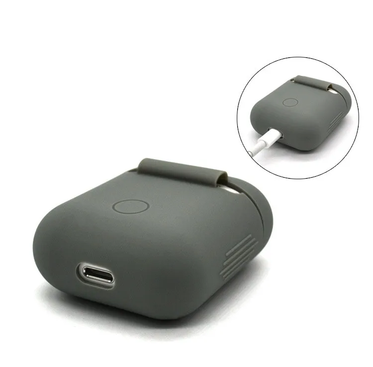 2018 новый силиконовый чехол ярких цветов для Apple AirPods Мягкий защитный наушников