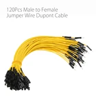 Макетная плата DuPont 120 шт.лот, 20 см, цвет произвольный, соединительная линия, кабель джампер для экспериментов, 20 см, штекер-гнездо