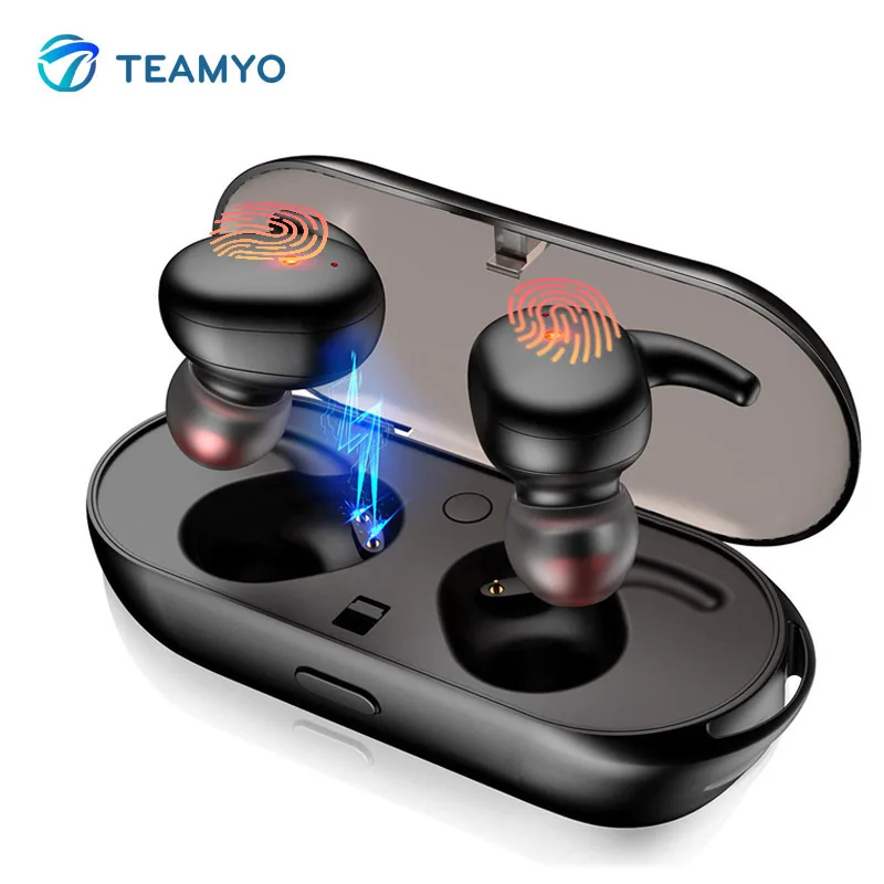 TEAMYO T2 с сенсорным управлением TWS Bluetooth 5 0 наушники мини беспроводные спортивные
