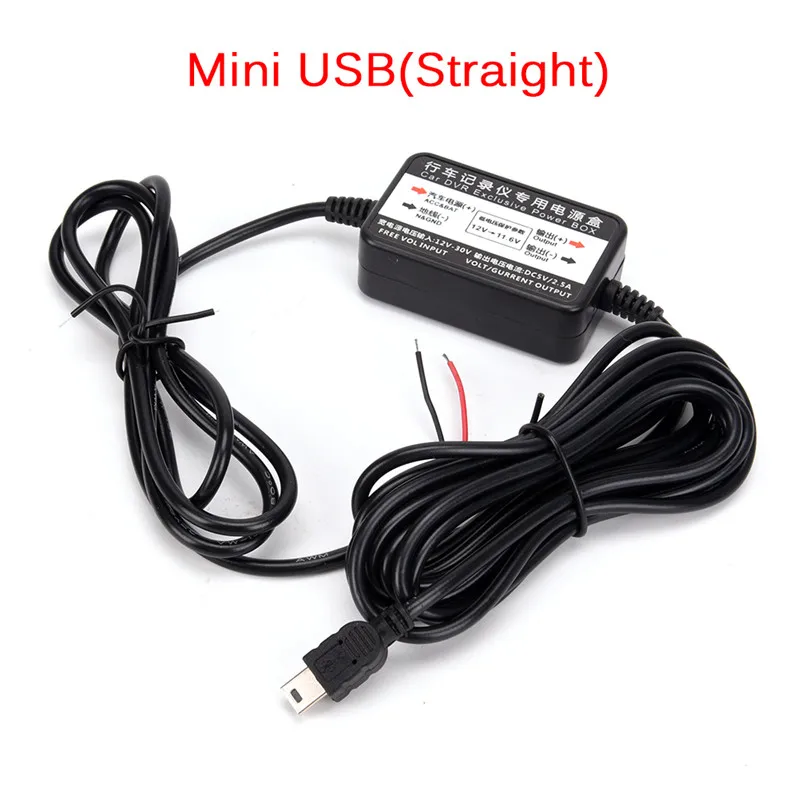 1 шт. 2* 1.18in микро/мини USB жесткий проводной автомобильное зарядное устройство Преобразователь мощности для Планшета Телефона DVR рекордер gps - Название цвета: A