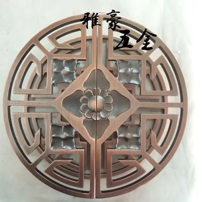 

A door handle door handle Chinese antique bronze sculpture glass door handle door handle.