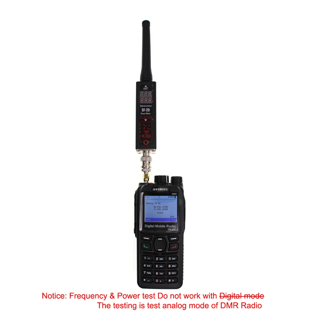 Surecom SF-20 Мини Портативный счетчик частоты 20 Вт измеритель мощности индикатор батареи для ручного аналогового радио и CB радио