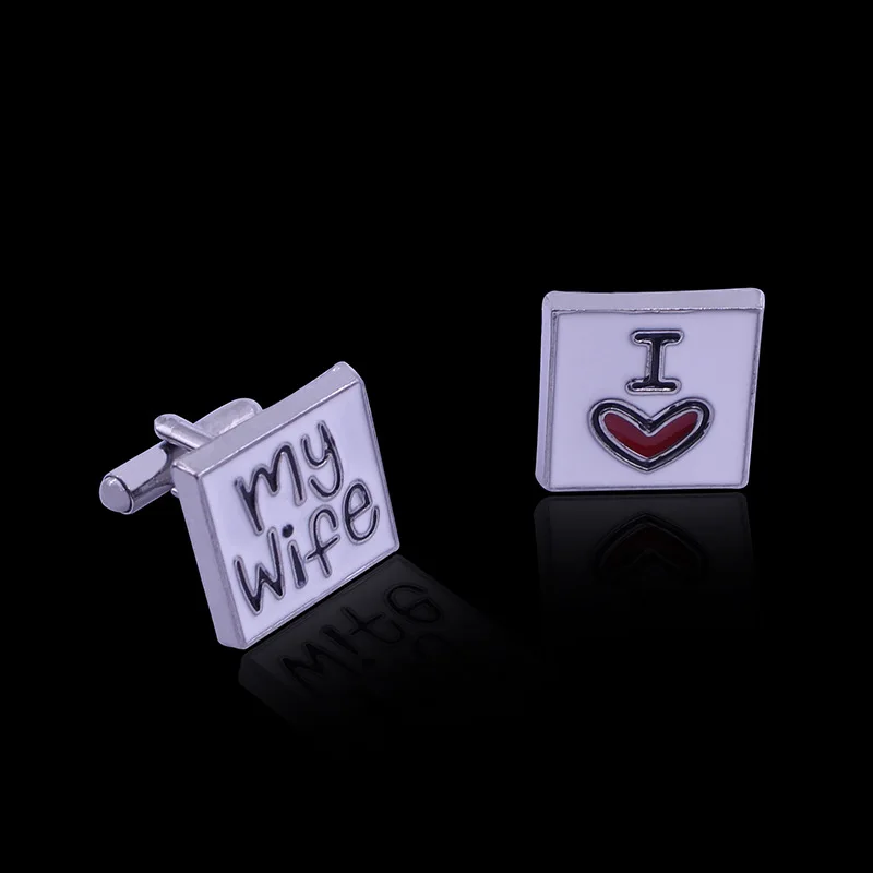 Запонки с надписью love my Woman | Украшения и аксессуары