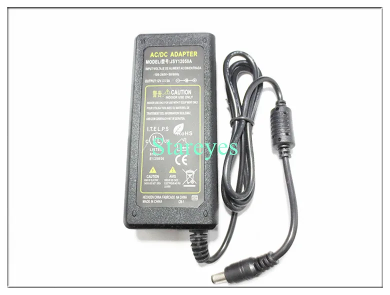 Цельнокроеное платье AC100-240V для DC12V 5A 6A EU US AU адаптер питания стандарта Великобритании поставить Зарядное устройство светодиодный трансформаторы для Светодиодные ленты света