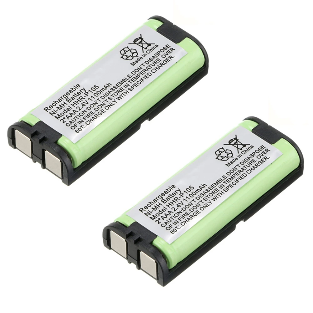 Аккумуляторная батарея для Panasonic HHR-P105 P105 HHRP105A KX242 BATT-2 4 KX2421 1000 В 105 мАч | Электроника