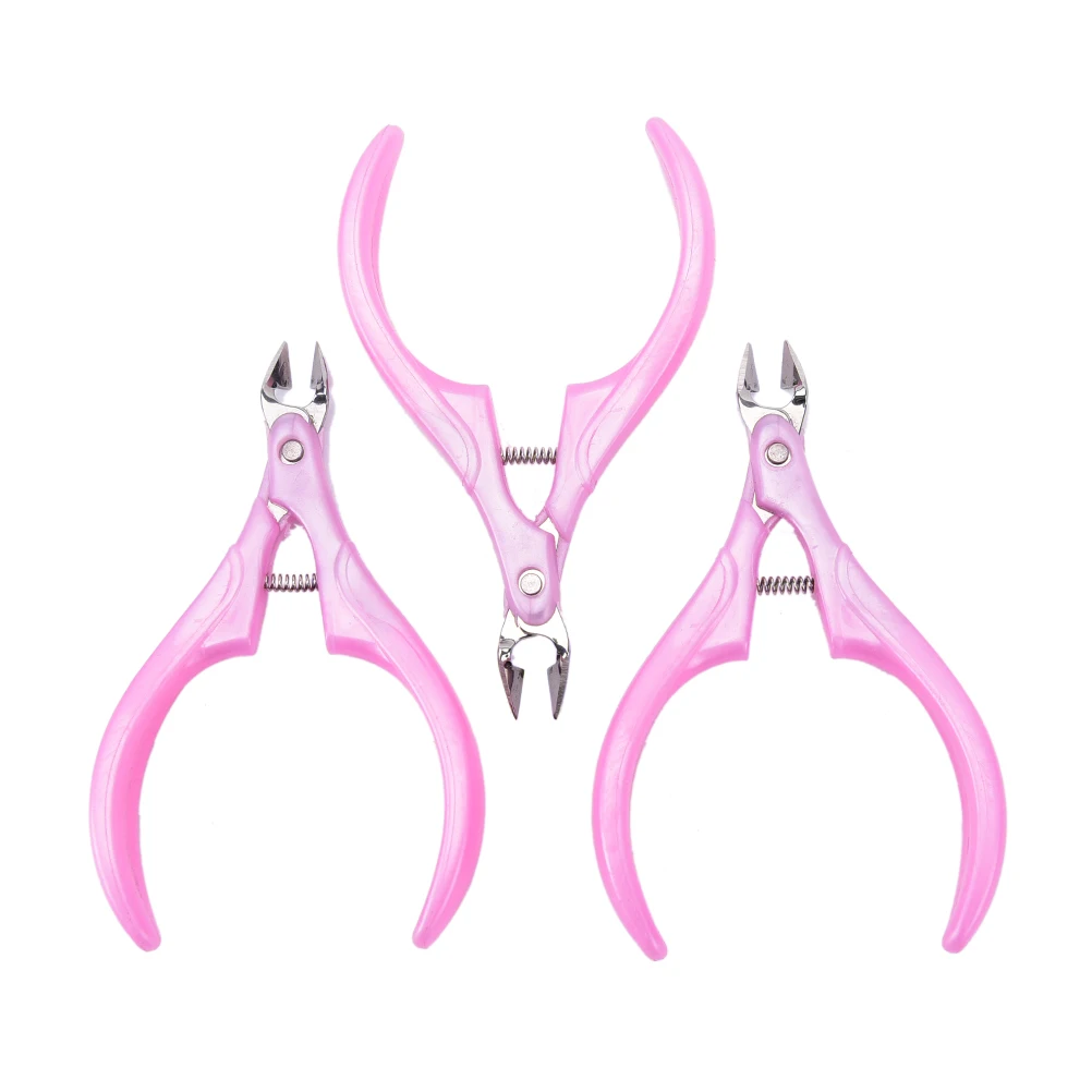 Кусачки для кутикулы ногтей розового цвета кусачки стрижки кромок Ножницы