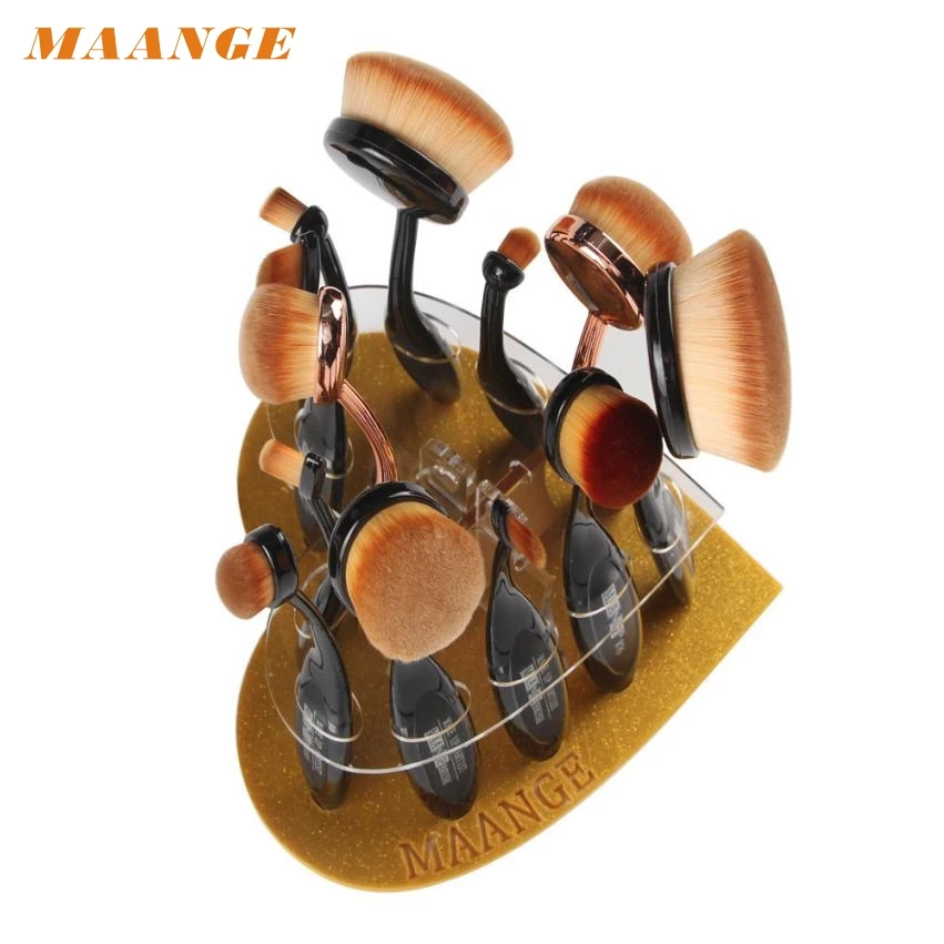 Высокое качество 12 отверстий держатель для кистей макияжа сушилка органайзер