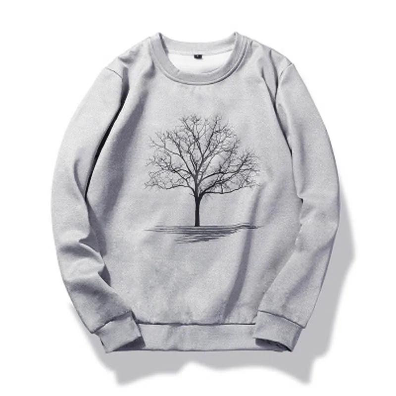 TANGNEST Мужская Повседневная Толстовка 2018 новая печать строчка модный дизайн