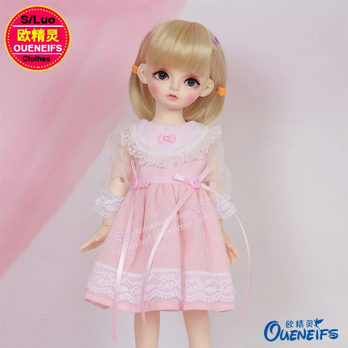 Одежда для куклы BJD SD 1/6 милая розовая девочка платье принцессы тела Гари юсд