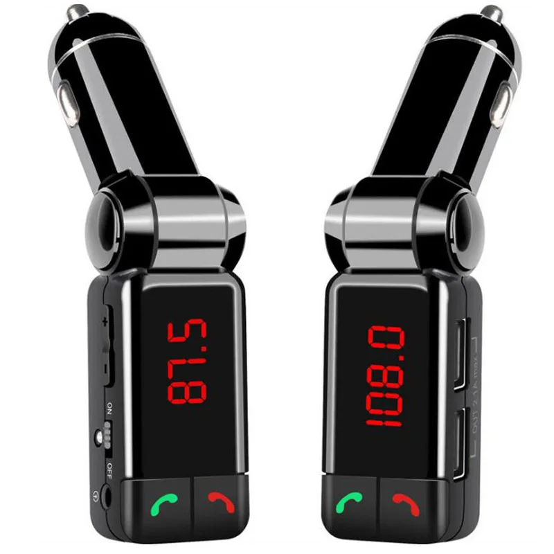 Автомобильный MP3 аудио плеер Bluetooth FM передатчик беспроводной fm модулятор