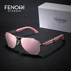 Солнцезащитные очки-авиаторы FENCHI, женские, розовые, поляризационные, 2021, для вождения, 2020
