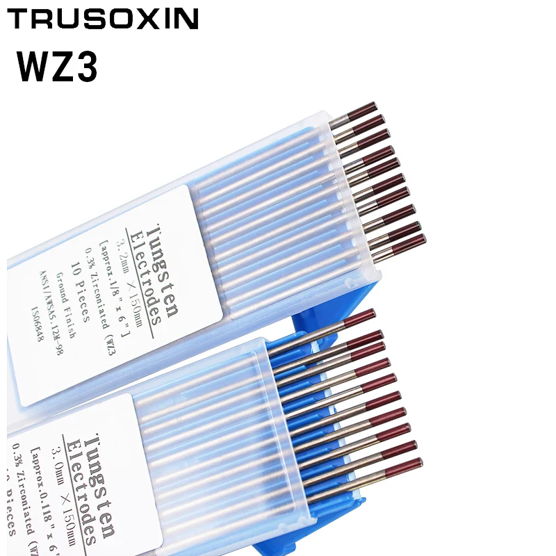 WZ3 Tungsten Electrode Tig Rod 1.0/1.6/2.0/2.4/3.0/3.2/4.0MMx150mm(6