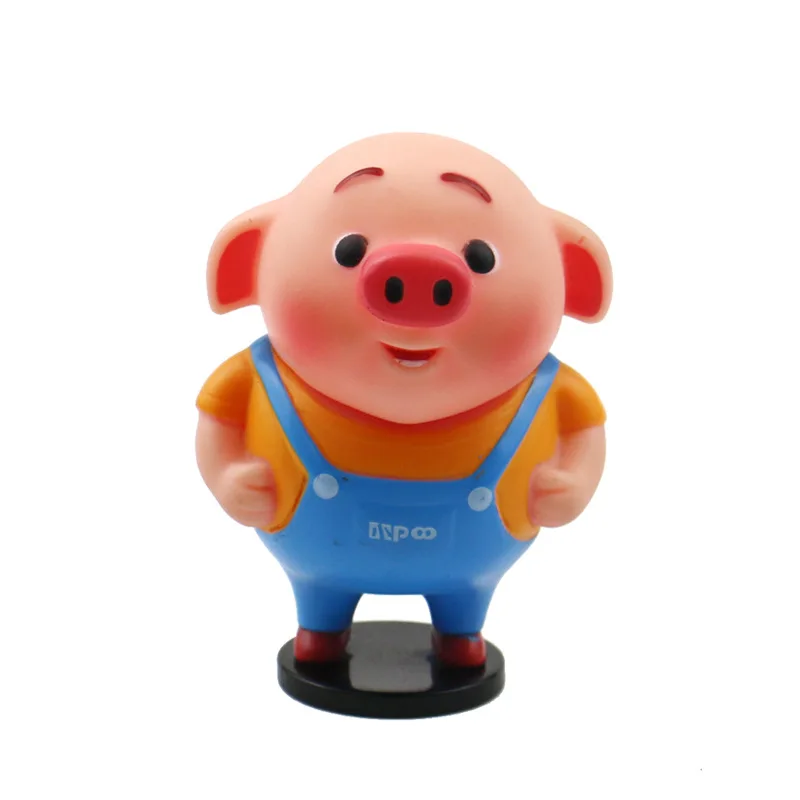 Piggy Boy No.1 Милые украшения для приборной панели автомобиля мультфильм детские игрушки со свинками для автомобиля украшения Забавная фигурка кукол автомобильный аксессуар авто интерьерный орнамент подарки - Название цвета: Piggy Boy No.1