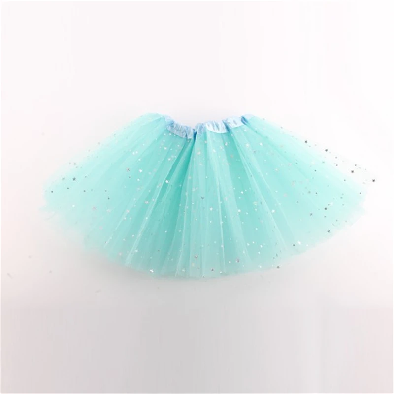 Юбка для маленьких девочек Летняя одежда Яркие цвета Расшитая блестками