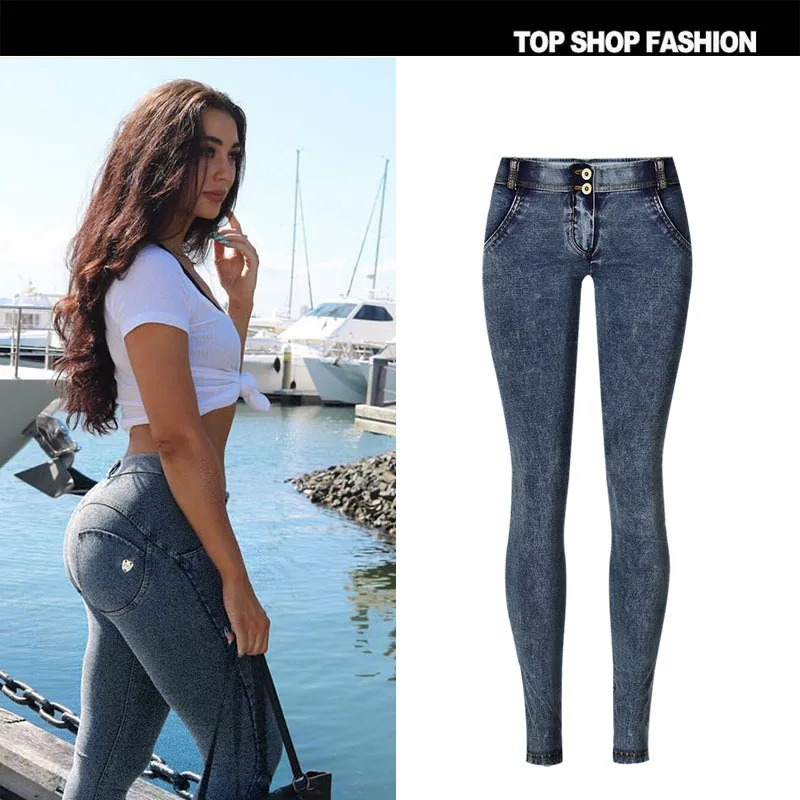 Женские модные облегающие джинсы со снежинками и заниженной талией|Узкие джинсы|