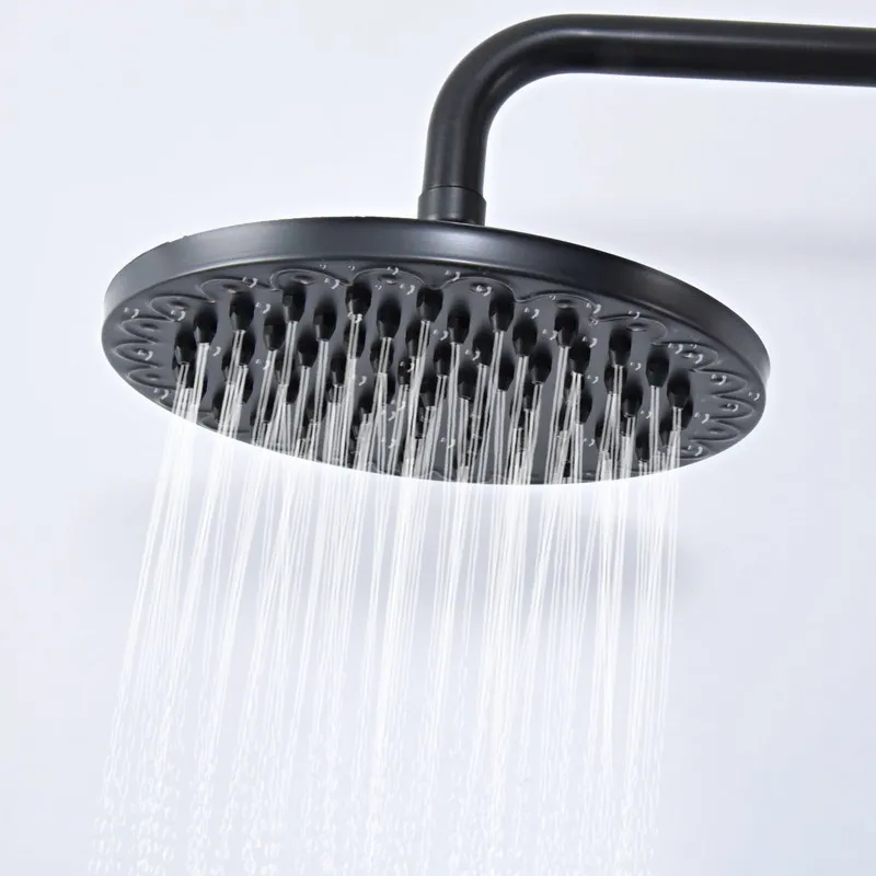 

8" ( inch ) Black Oil Rubbed Antique Brass Round Shape Bath Rainfall Shower head / Bathroom Accessory (Standard 1/2") ash200