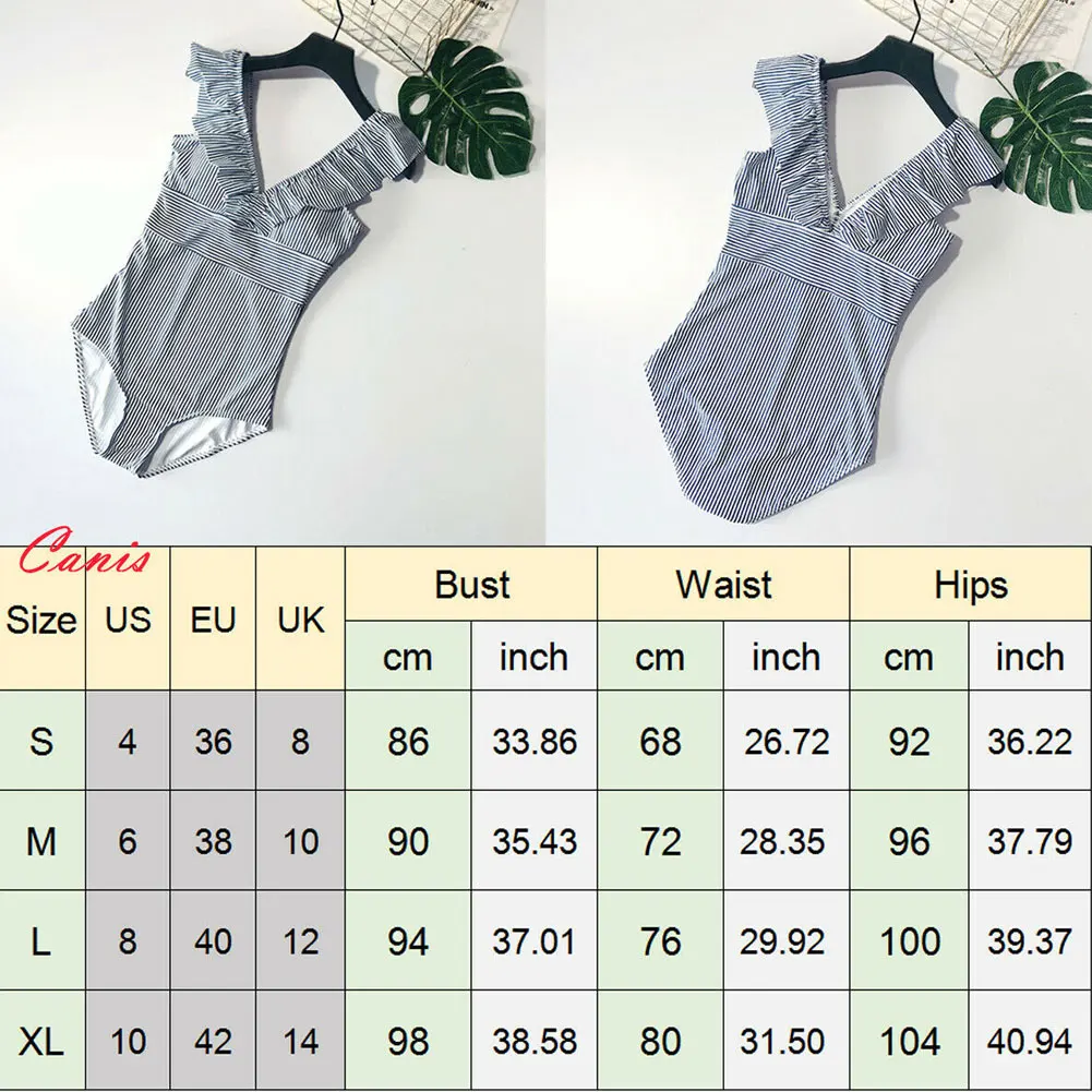 Женский сексуальный купальник полосатый бикини с V образным вырезом мягкими