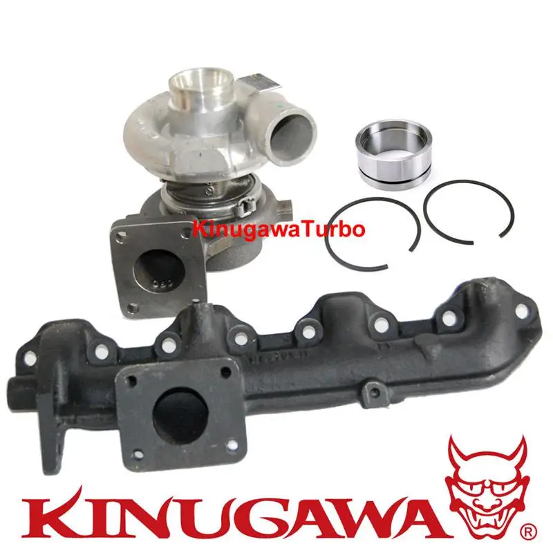 Турбокомпрессор kinugawa TD06-11A-8 с адаптером для труб Mitsubishi Fuso 4D31T 4D34T 3.2L дизельный Canter |