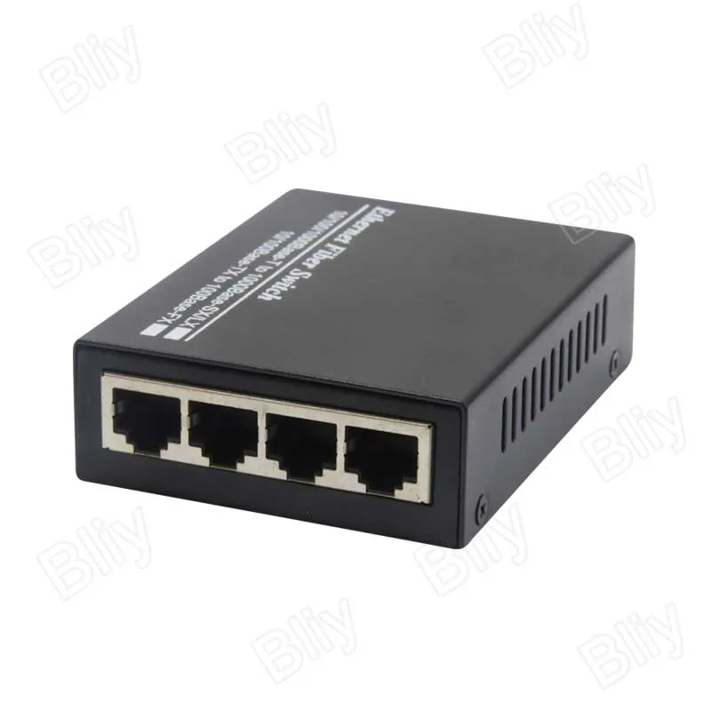 Гигабитный ethernet волоконно-оптический коммутатор 1 sfp 4 rj45 SFP оптический медиаконвертер UTP SC порты SFP медиаконвертер ONU