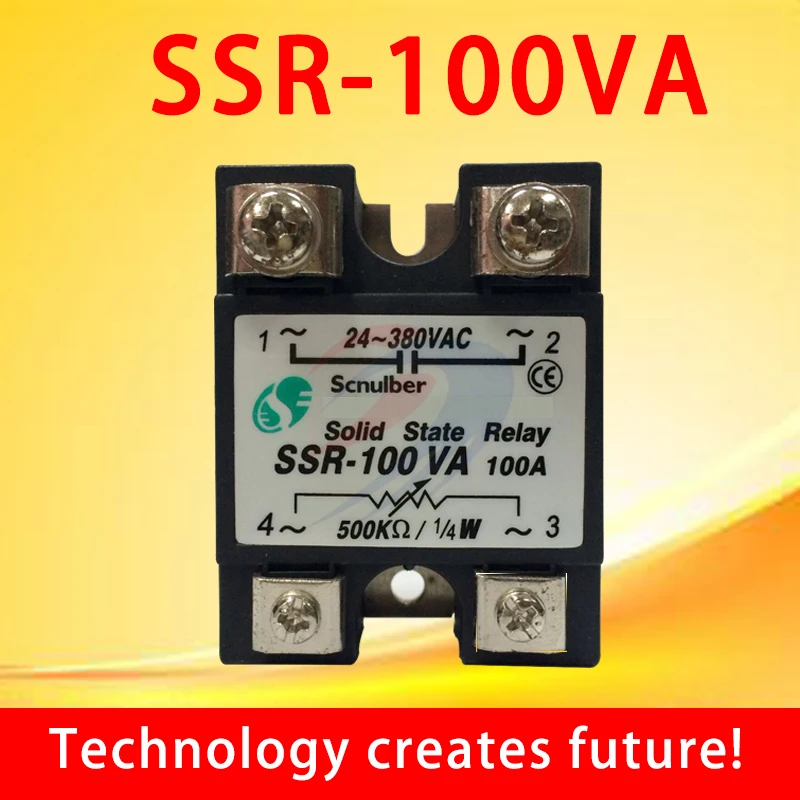 

Твердотельный регулятор напряжения SSR -100VA VR к AC 100A SSVR реле