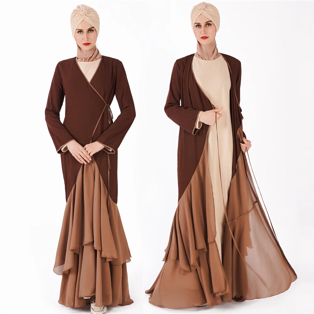 Abaya женское повседневное цветное кимоно с лотосом платье кардиган мусульманские