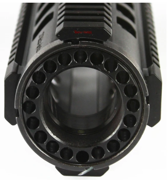 Vector Optics T-Series 12 Inch Tube Free Float Handguard Quad Rail Mount System fit M Guns 20x Rubber Covers | Спорт и развлечения