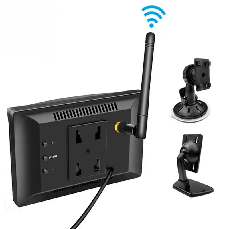 Stable Wireless Reversing Image HD Camera With LCD 7" Digital display Screen Car Monitor Night Vision Rear View | Автомобили и