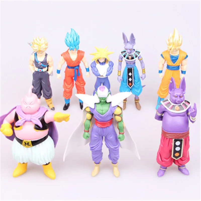 Экшн Фигурка Драконий жемчуг Z трусы Beerus Goku Majin Buu ПВХ Коллекционная модель
