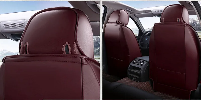 Кожаный чехол для автомобильного сиденья из воловьей кожи для Volkswagen VW Magotan Golf Tiguan Scirocco Touareg Phaeton Beetle Caddy