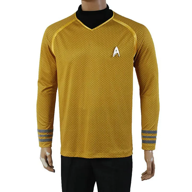 Фото Starreks костюмы для косплея, ST Captain Kirk Gold, взрослые мужские костюмы для косплея на Хэллоуин №2