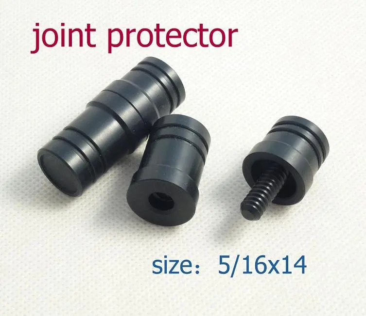 

Free shipping 1pcs/lot black Pool Billiard Cue Joint Protectors 5/16x14 Predator NEW HIGH QT