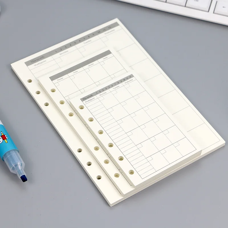 Блокнот А7/А6/А5 однотонный 45 листов|loose-leaf notebook|white notebooknotebook white |