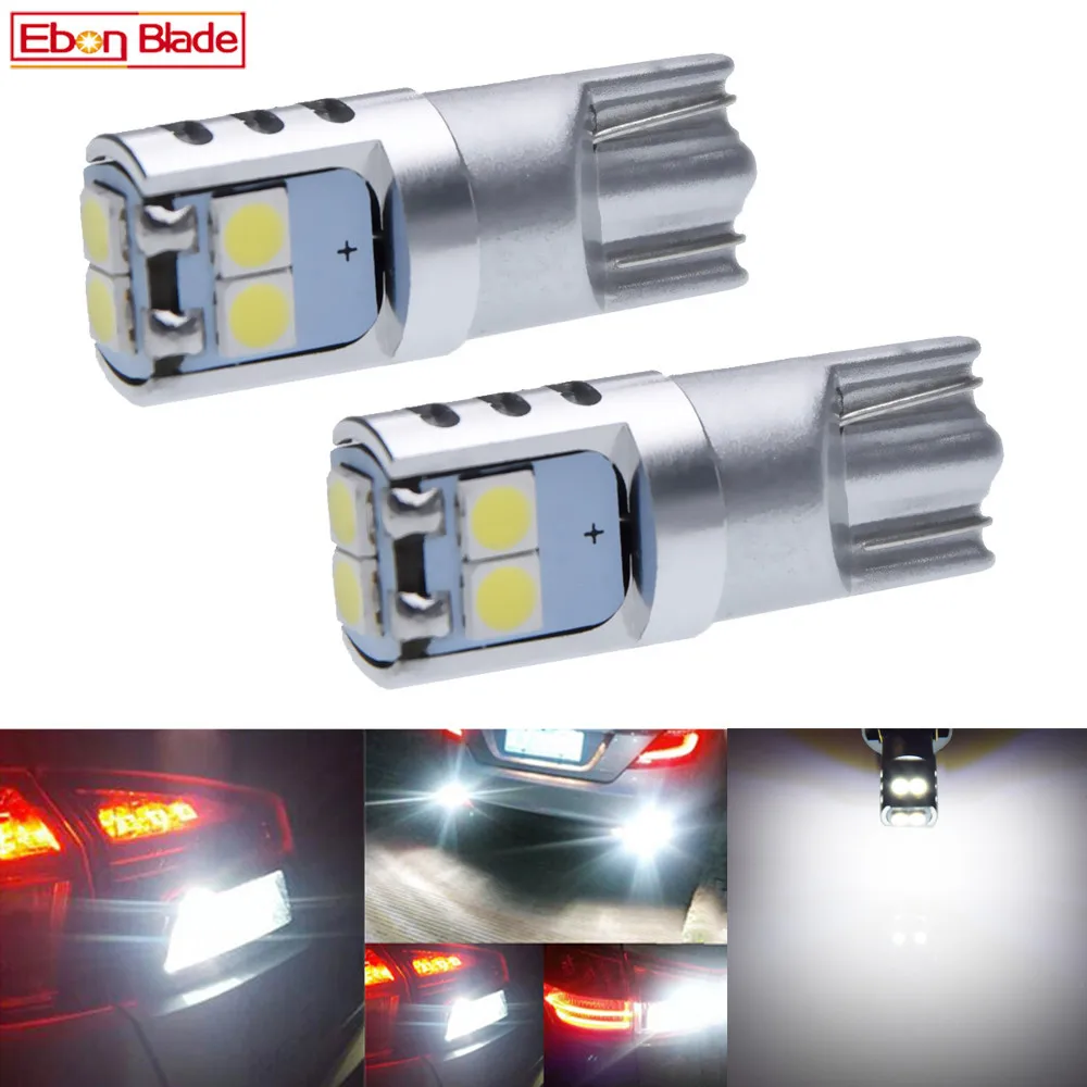 Светодиодная лампа t10 led w5w для стайлинга автомобиля 2 шт. 12 В 24 3030 smd W5W 5W5 светильник
