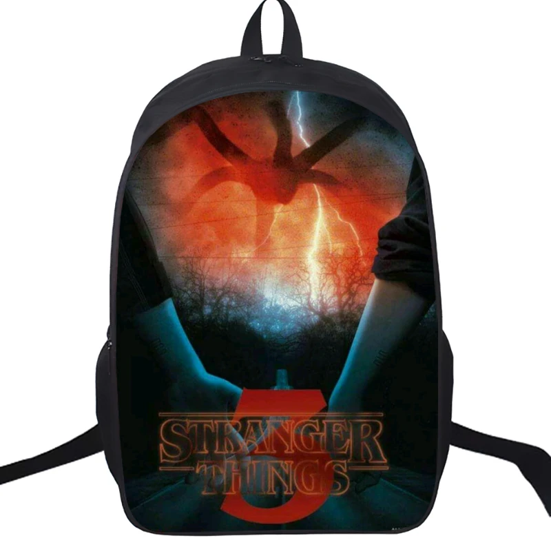 16 дюймовый рюкзак для подростков очень странные дела Повседневная сумка книг
