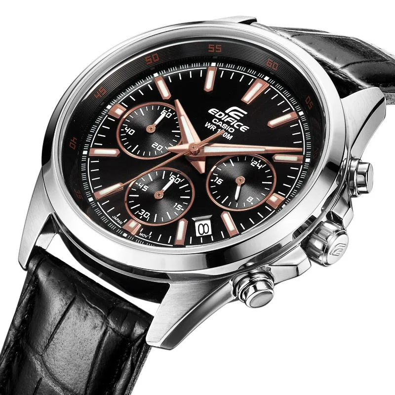 Мужские наручные часы Casio Edifice роскошные брендовые деловые повседневные