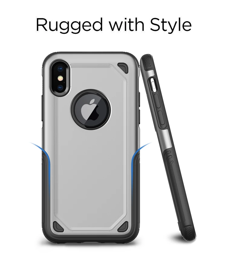 SGP Spigen Гибридный армированный дизайнерский чехол для мобильного телефона iPhone X XS