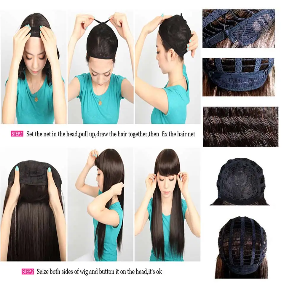 

BENEHAIR Full Head Short Wig for Women Kinky Curly Hair Wigs Heat Resistant Synthetic Hair Curly Afro Wig Fake Hair Pieces