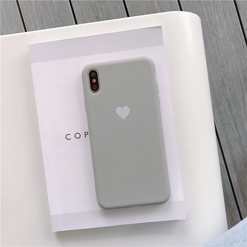 GCWXRO Candy Silicone Cases For Huawei P30 P20 P10 Pro Nova 4 3 3E 3i 2S Mate 20 10 20Pro Cute Red Heart Pattern Mate20 Case |